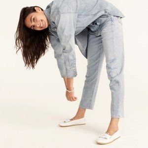 J.Crew Petite Slouchy Boyfriend Jeans in Norwich wash, 23P.